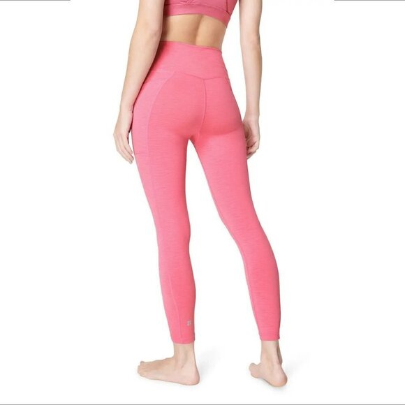 Sweaty Betty Power 7/8 length leggings camilla pink active yoga new X-Small 0 2 - Picture 1 of 6